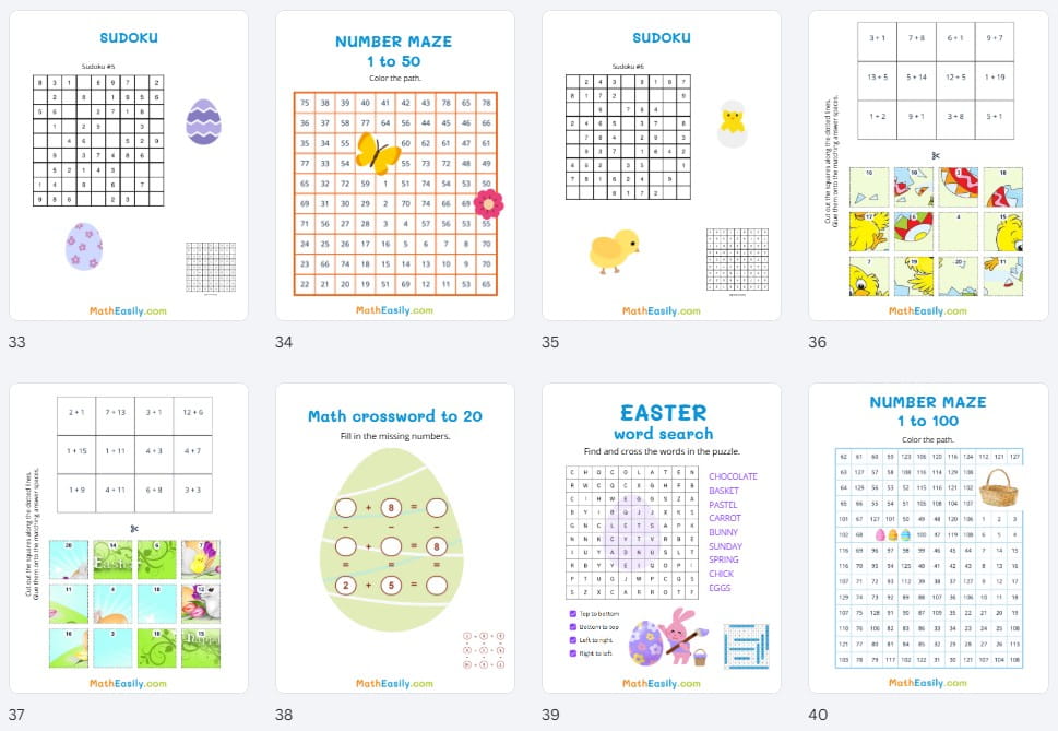 printable Easter Activity Books PDF. printable Easter activity for preschool. Easter activity printables. Printable activity Easter day for kids. Easter math activity. printable Easter activity pack PDF. Easter activity for kindergarten. Easter activity pages. activity ideas for Easter day.