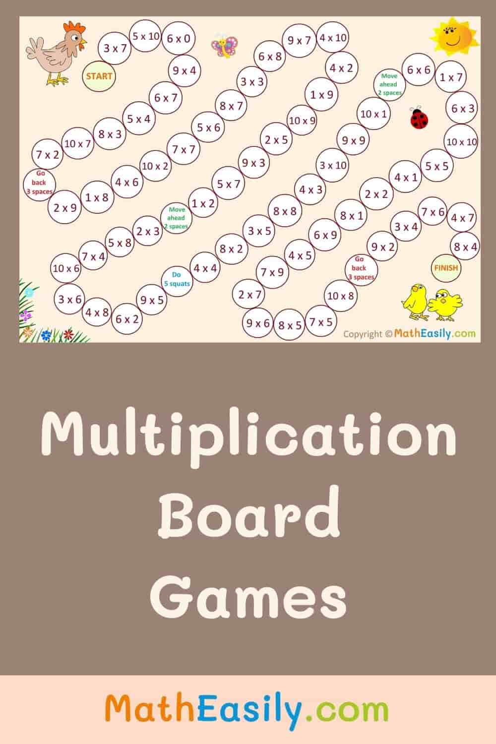 Printable math board games for kids. free printable math dice games pdf. Ideas for math board games printable.