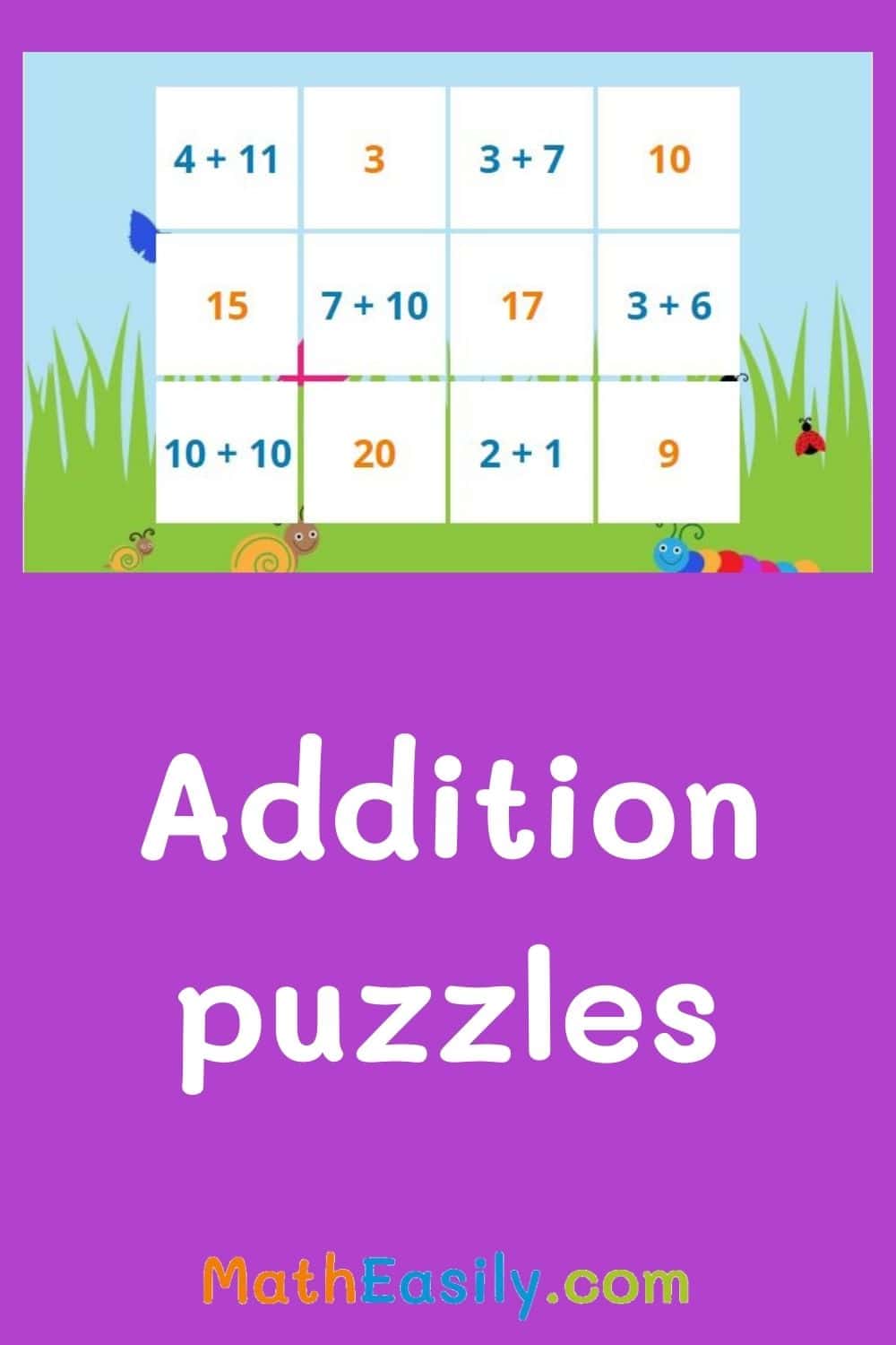 Math addition puzzles with answers. Hidden picture addition puzzles online. Addition mystery picture. addition matching game.