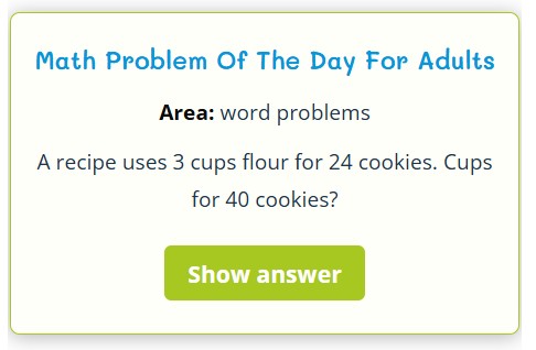 math puzzles for adults.