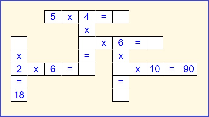 Printable math crossword puzzles PDF