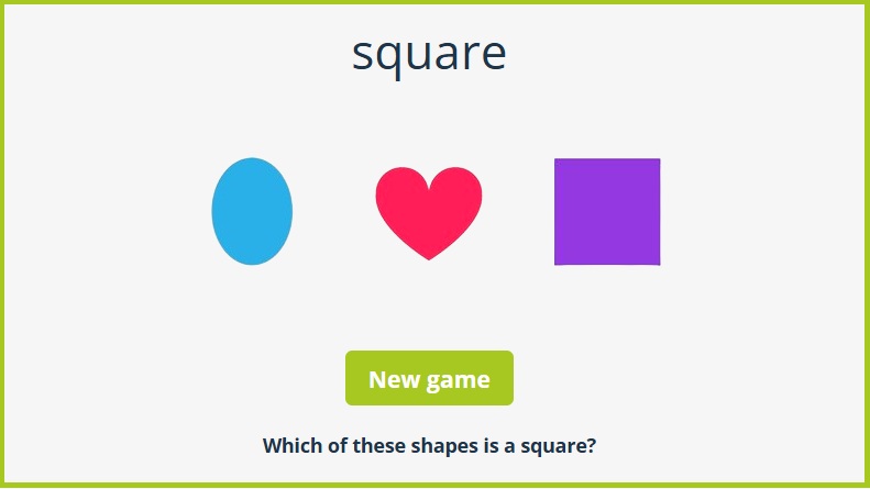 Shapes games