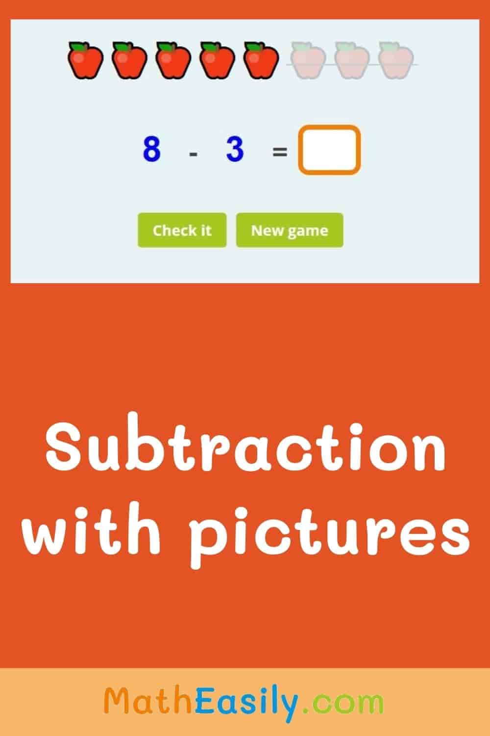 Single digit subtraction with pictures. single digit subtraction up to 10. subtract with pictures within 10 games online. Single digit subtraction games. subtraction within 10 games online.