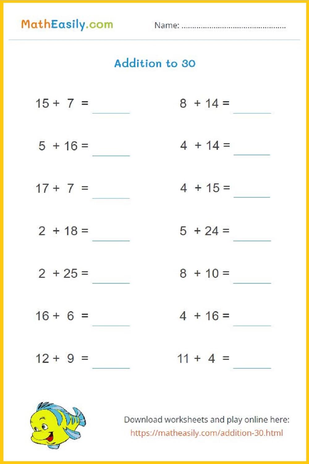 free printable math worksheets for kindergarten PDF. kindergarten math PDF.