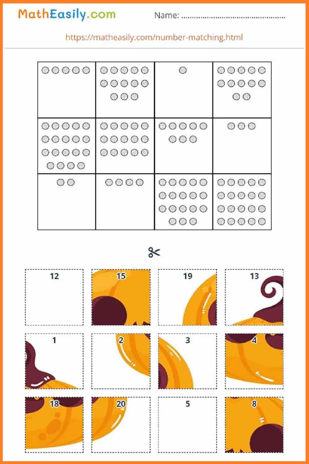 Fun halloween math games printable.